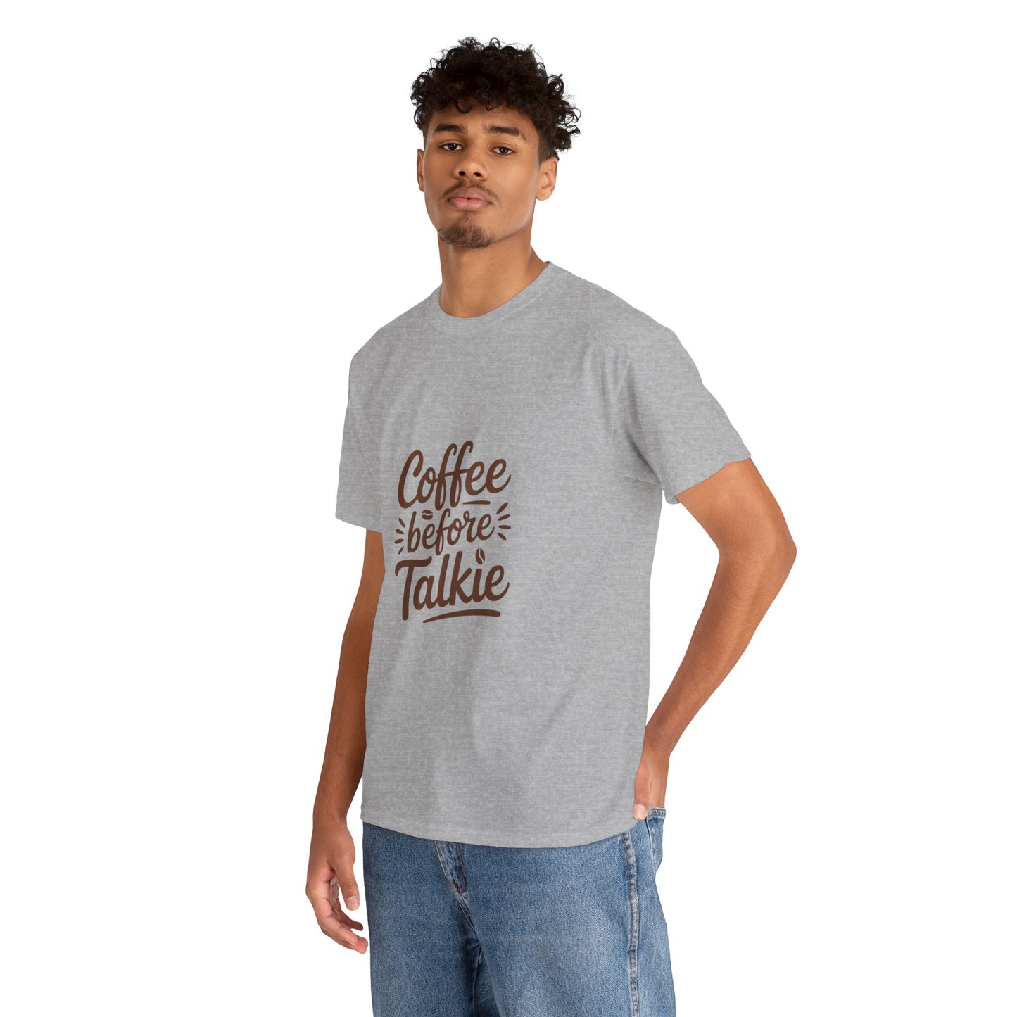 Coffee Before Talkie Unisex Heavy Cotton Tee