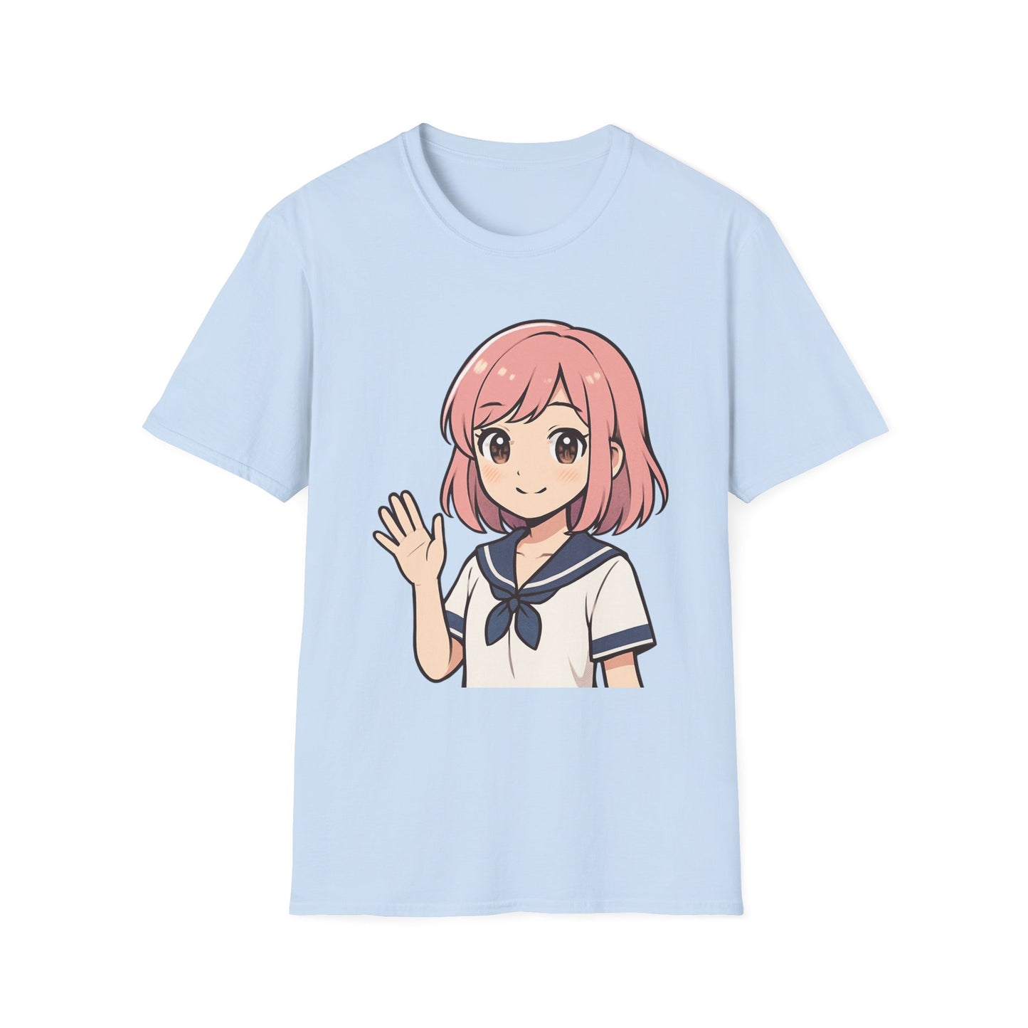 Cute Girl Unisex T-Shirt - Softstyle T-Shirt Design