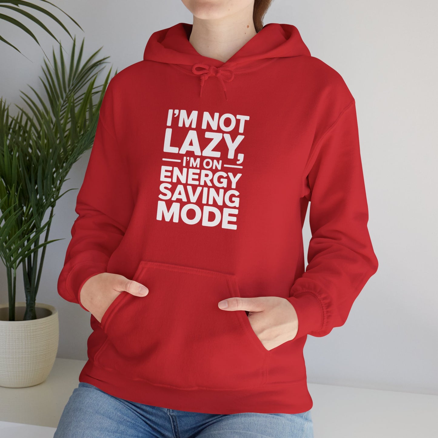 Energy Saving Mode Hoodie - Unisex Heavy Blend Sweatshirt