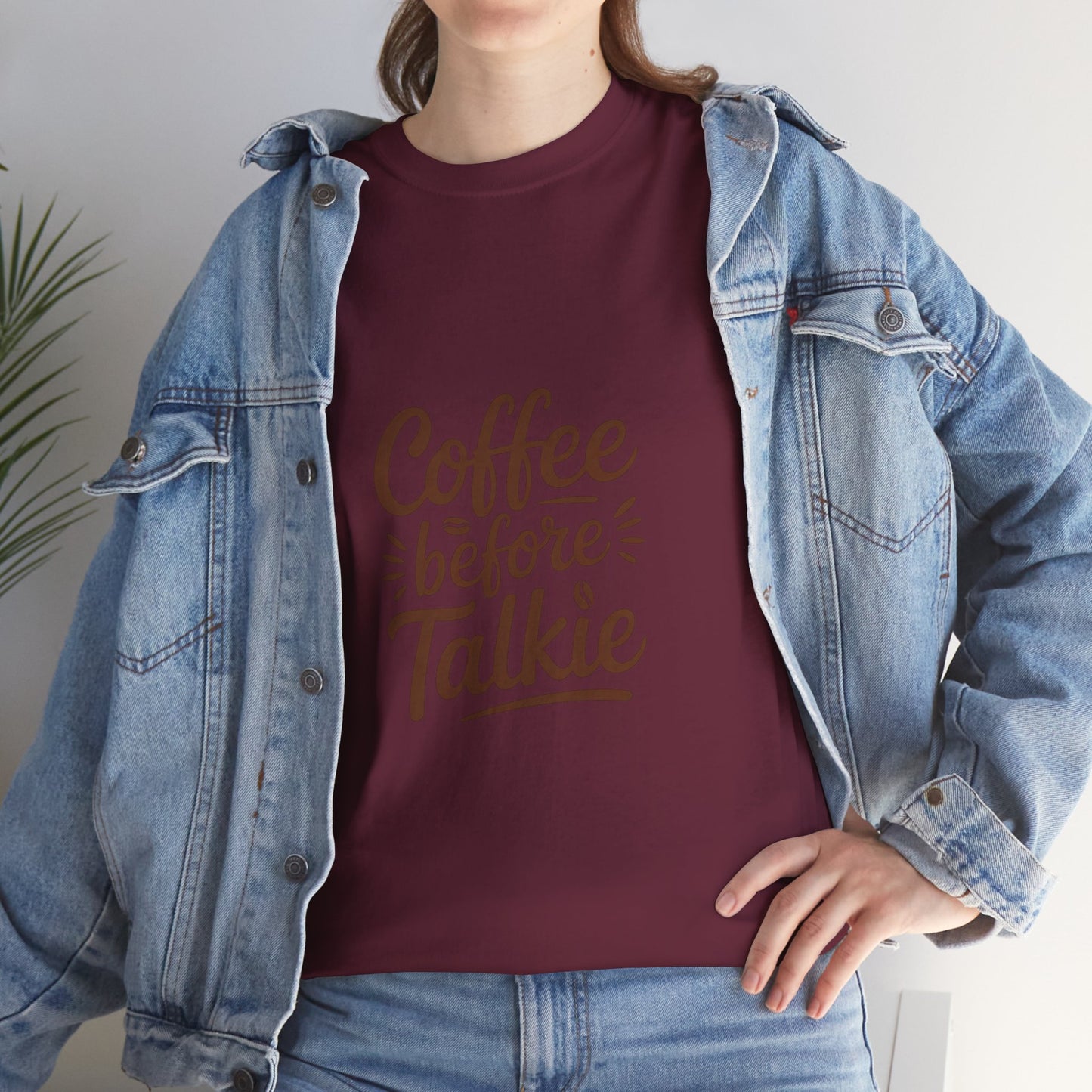Coffee Before Talkie Unisex Heavy Cotton Tee