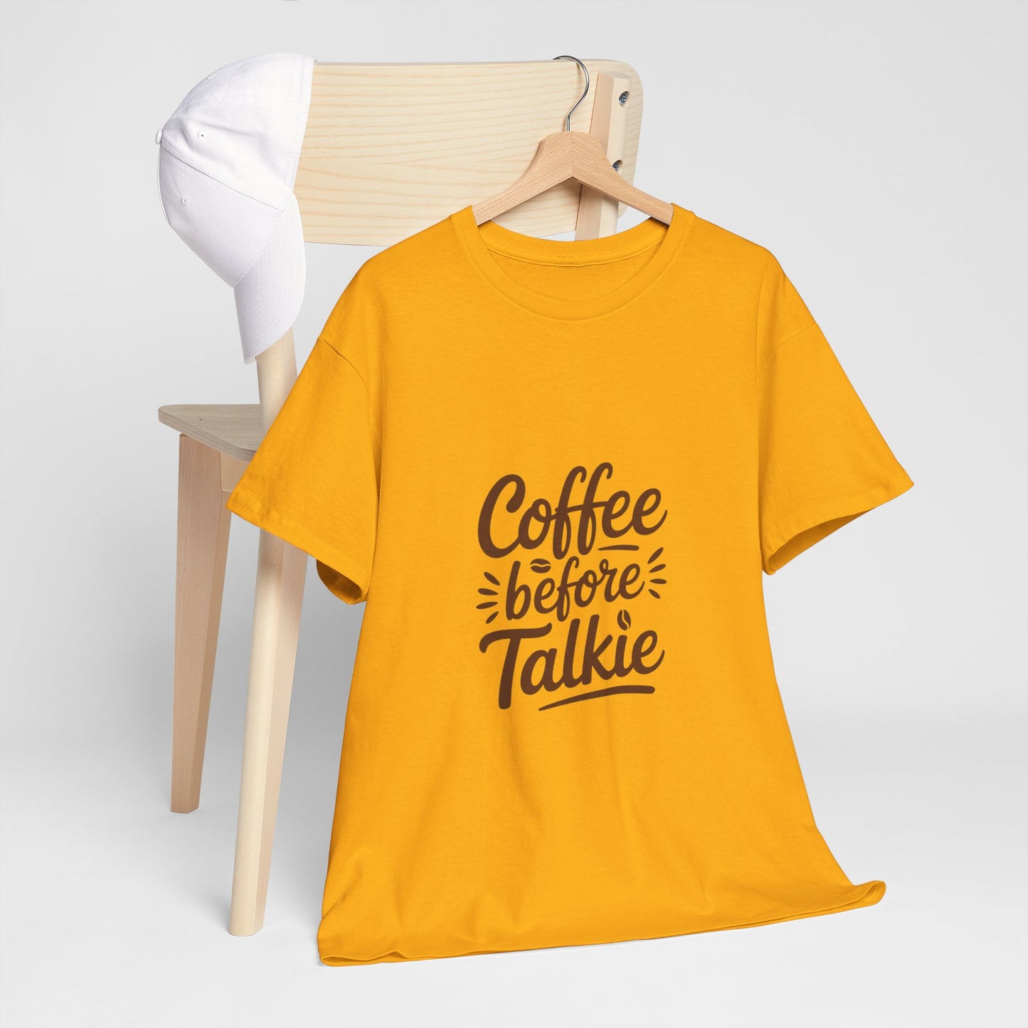 Coffee Before Talkie Unisex Heavy Cotton Tee
