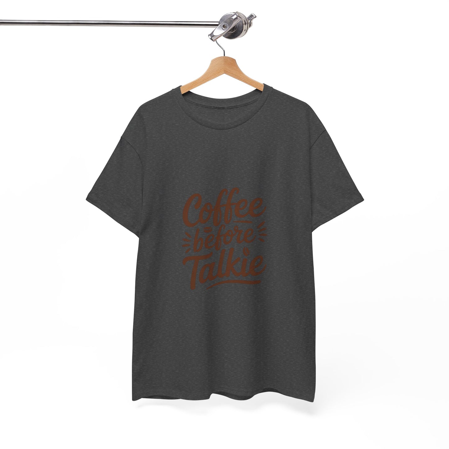Coffee Before Talkie Unisex Heavy Cotton Tee