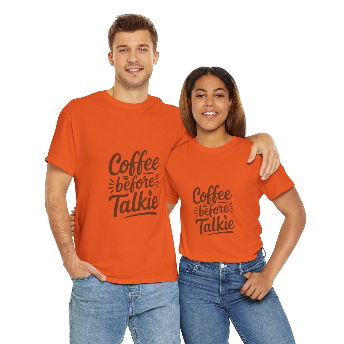 Coffee Before Talkie Unisex Heavy Cotton Tee