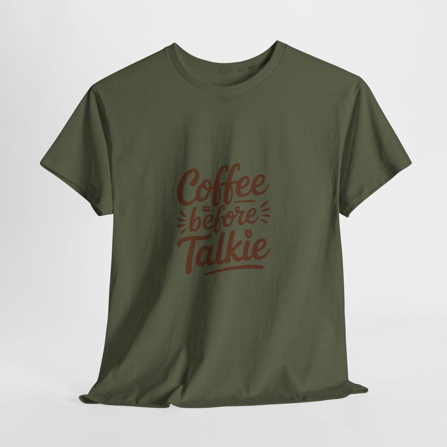 Coffee Before Talkie Unisex Heavy Cotton Tee