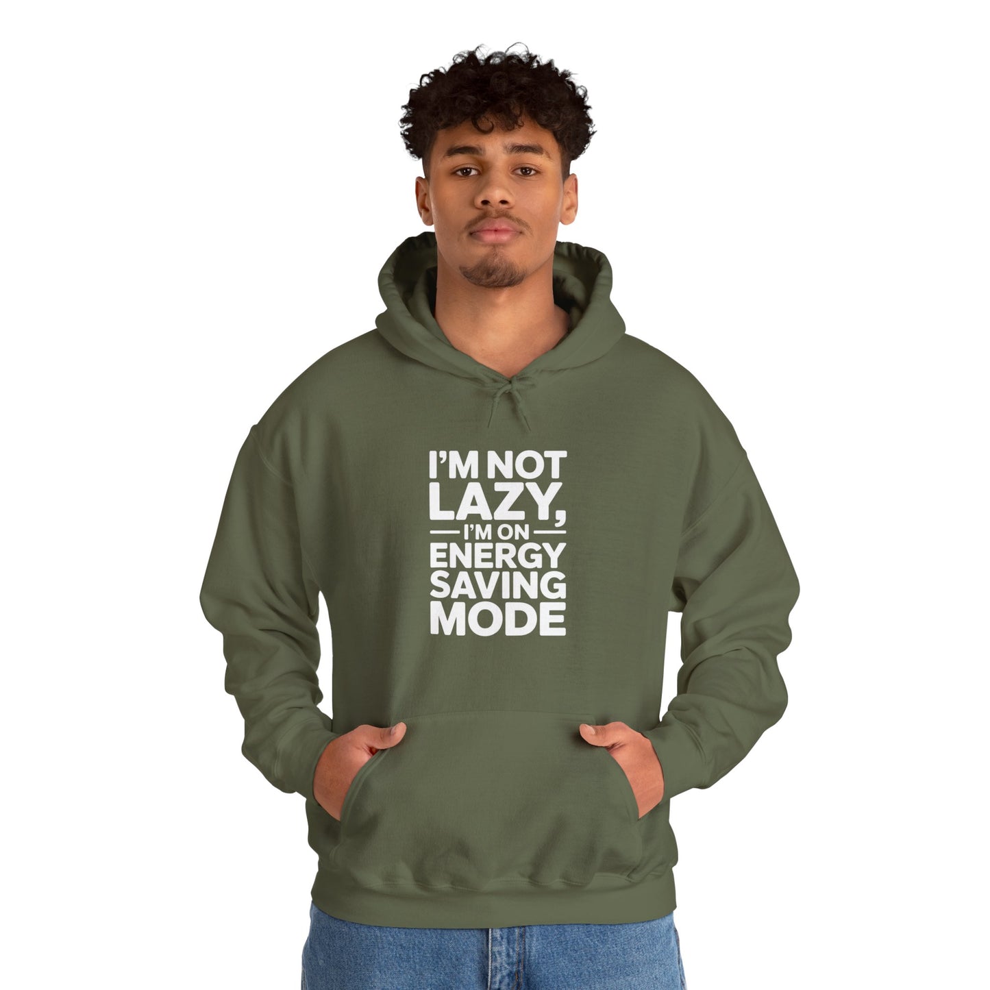 Energy Saving Mode Hoodie - Unisex Heavy Blend Sweatshirt