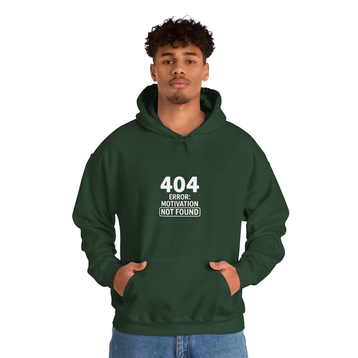 404 Motivation Not Found Hoodie