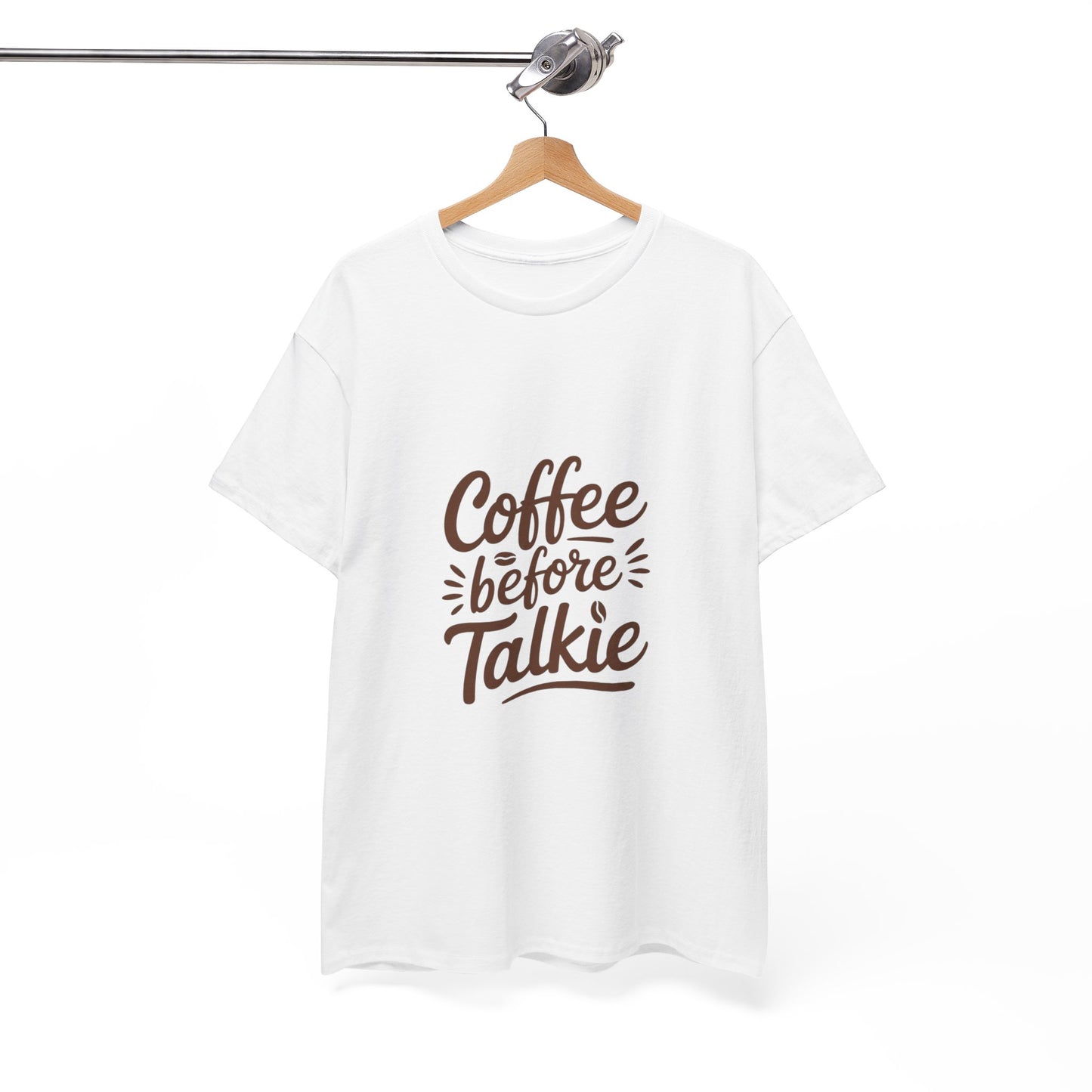 Coffee Before Talkie Unisex Heavy Cotton Tee
