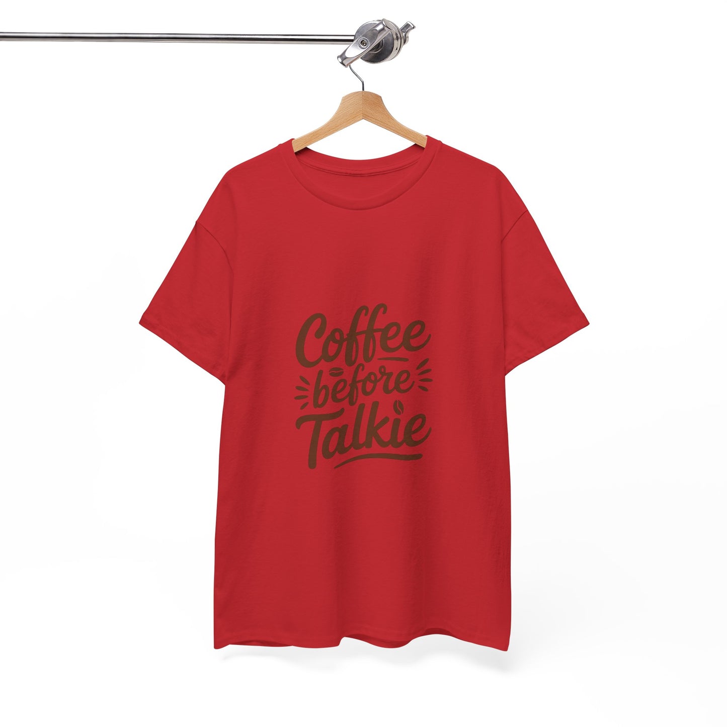 Coffee Before Talkie Unisex Heavy Cotton Tee