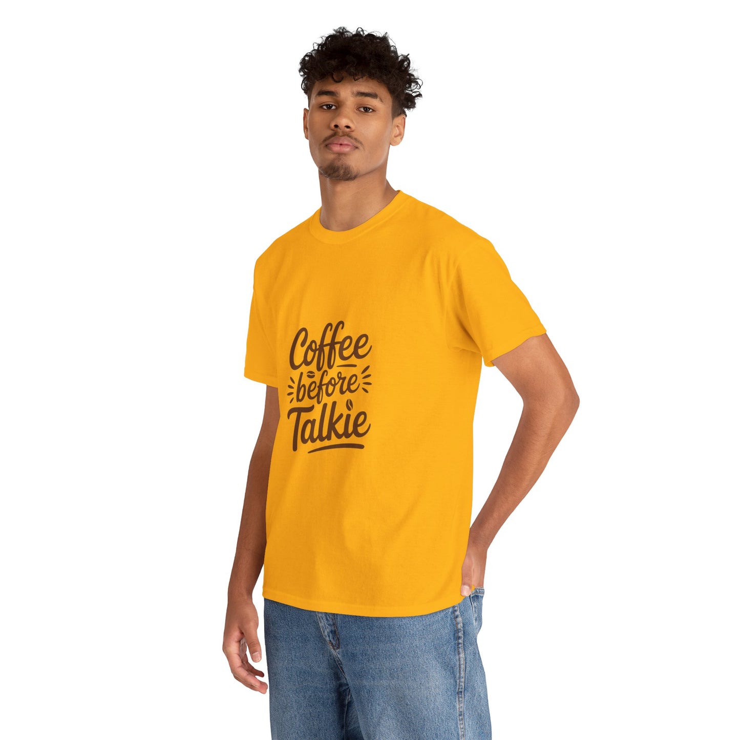 Coffee Before Talkie Unisex Heavy Cotton Tee
