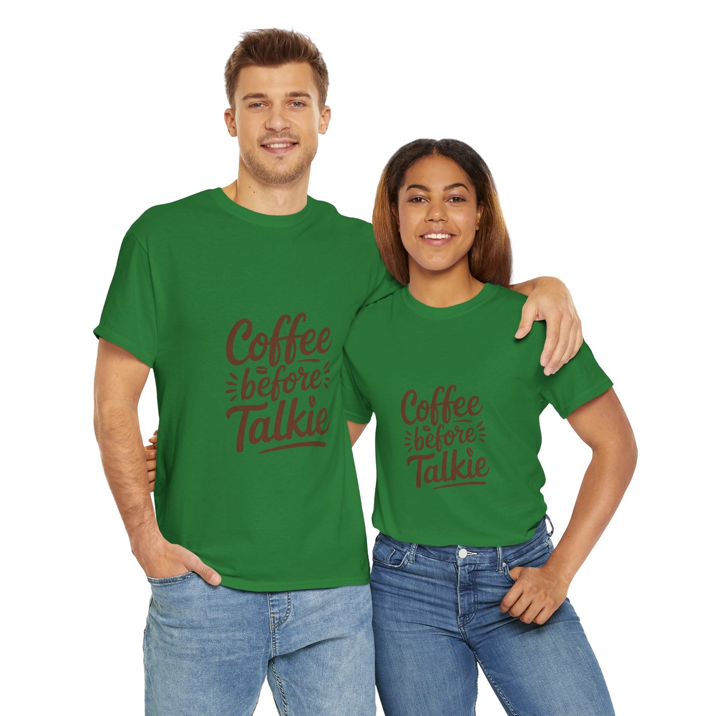 Coffee Before Talkie Unisex Heavy Cotton Tee