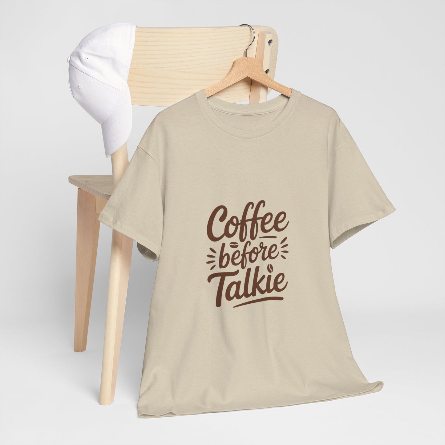 Coffee Before Talkie Unisex Heavy Cotton Tee