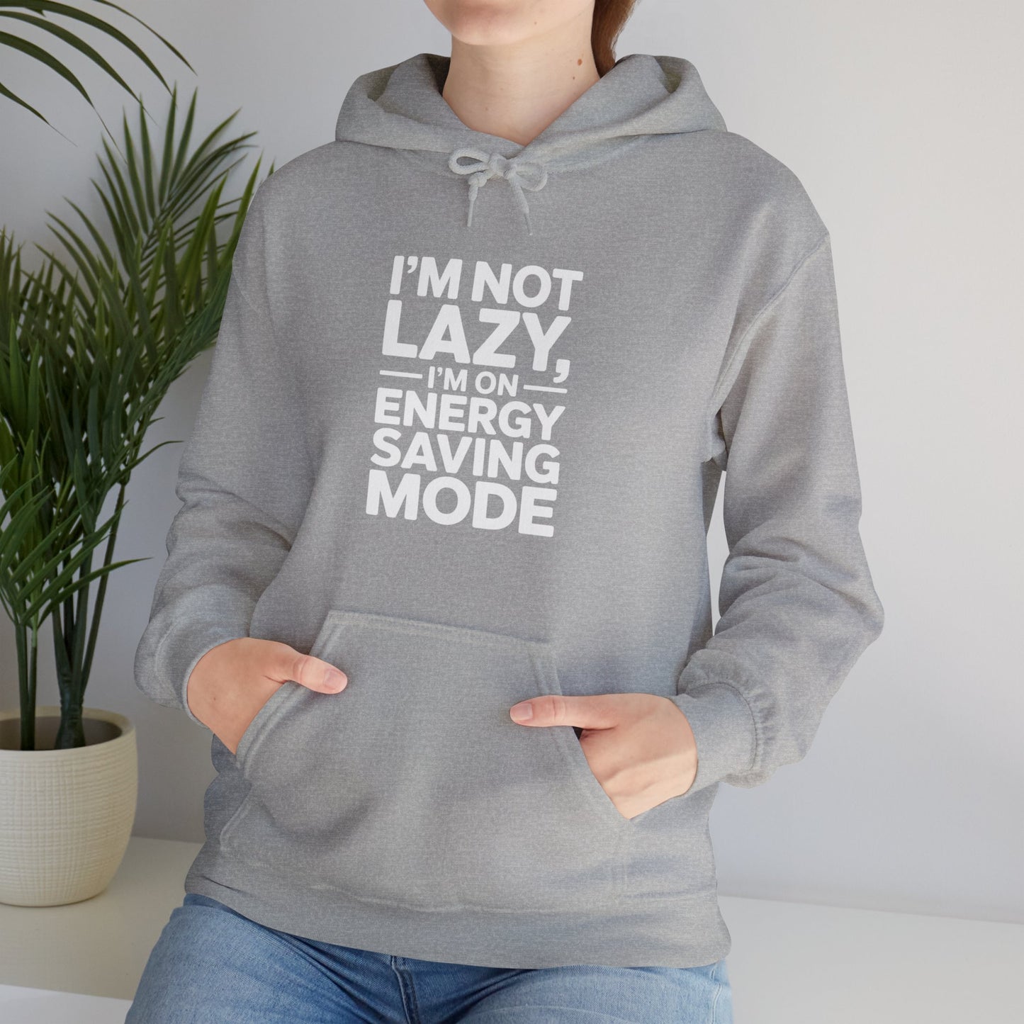 Energy Saving Mode Hoodie - Unisex Heavy Blend Sweatshirt