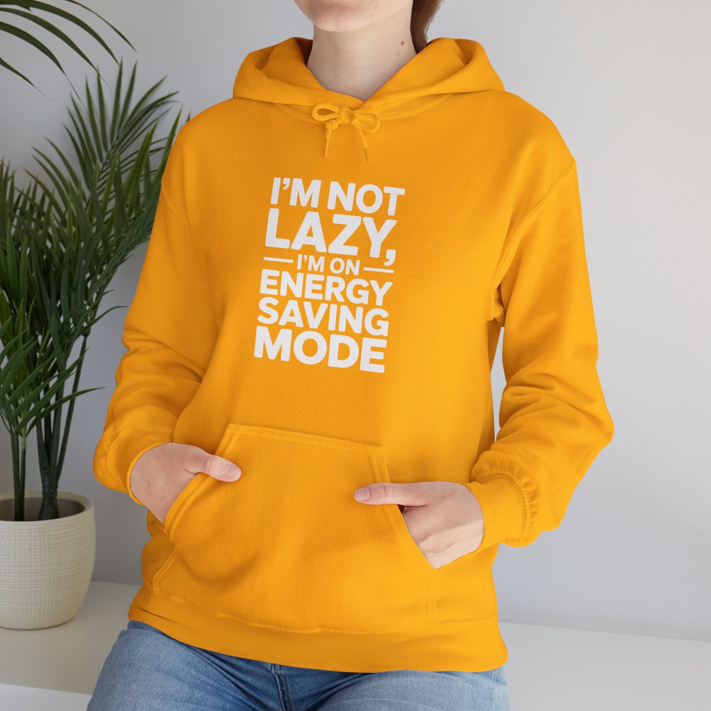 Energy Saving Mode Hoodie - Unisex Heavy Blend Sweatshirt