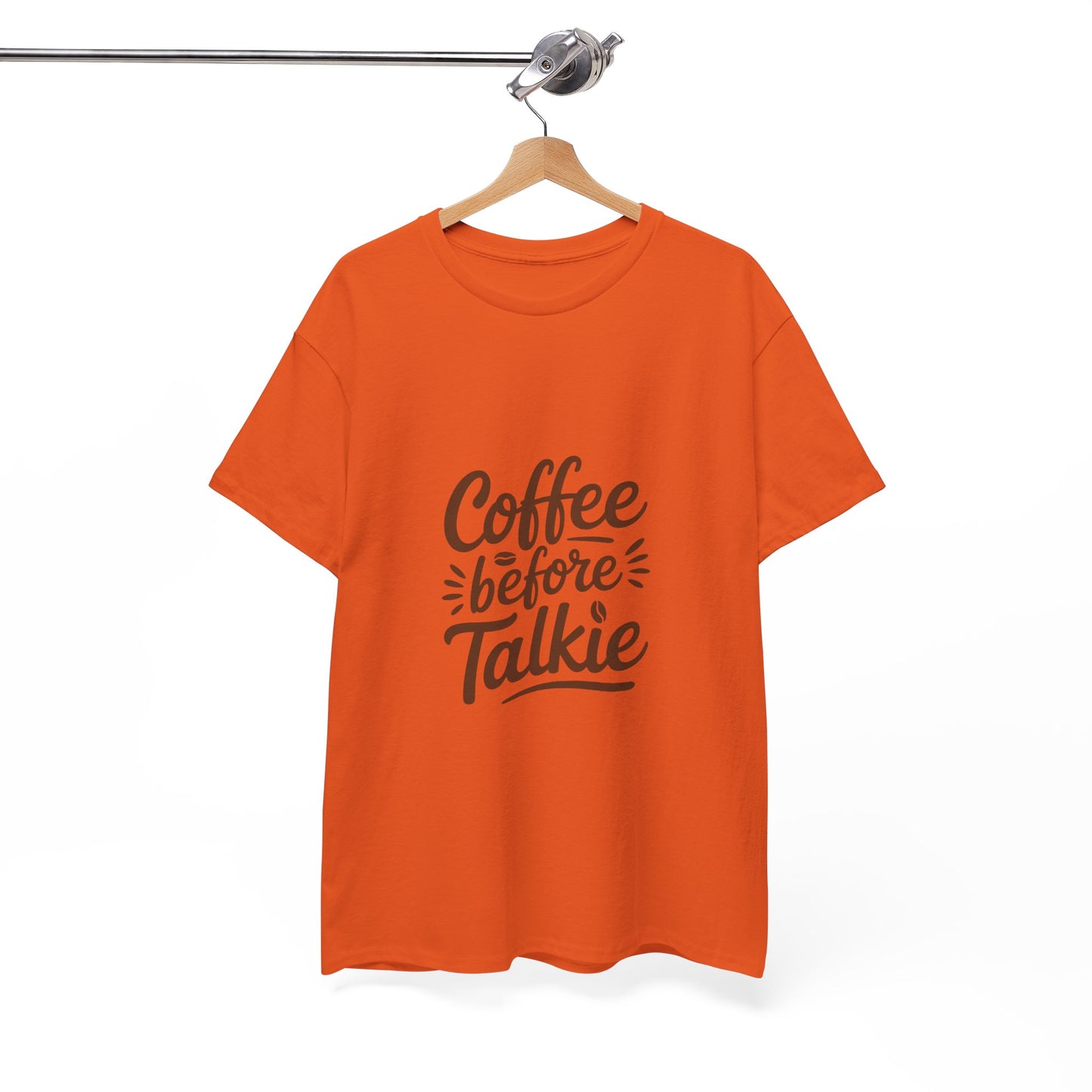 Coffee Before Talkie Unisex Heavy Cotton Tee