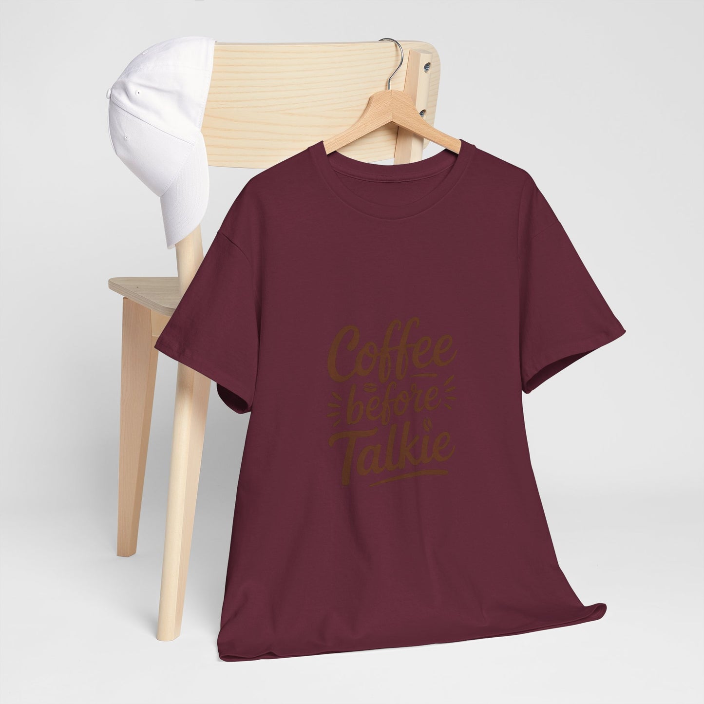 Coffee Before Talkie Unisex Heavy Cotton Tee