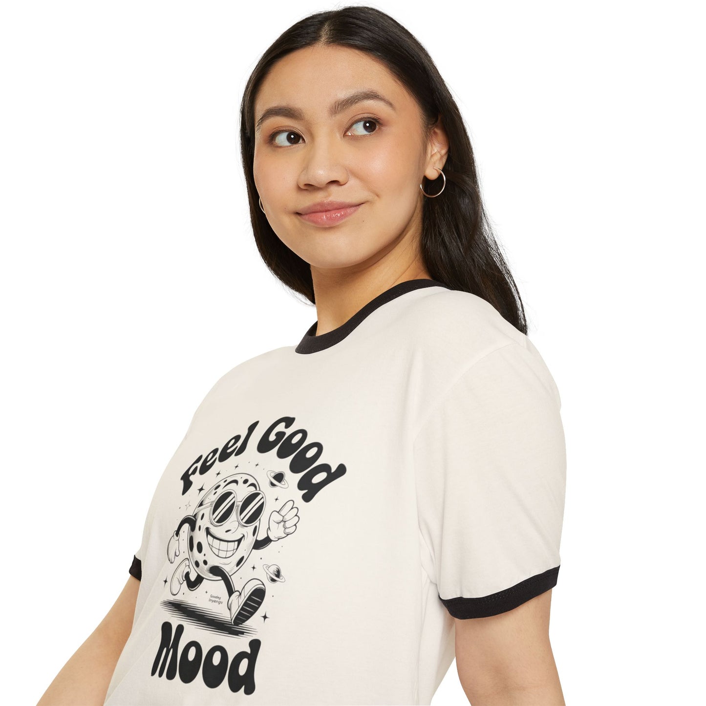 Feel Good Ringer T-Shirt Design