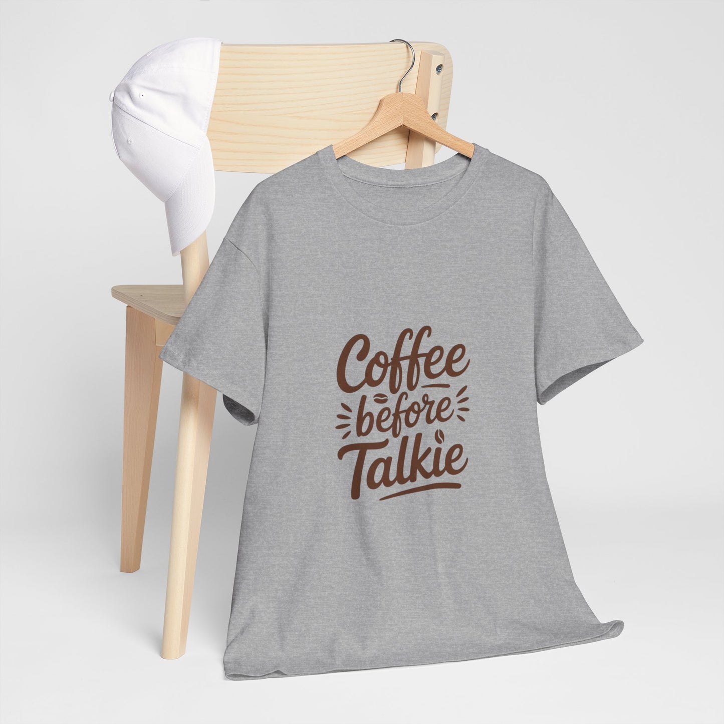Coffee Before Talkie Unisex Heavy Cotton Tee