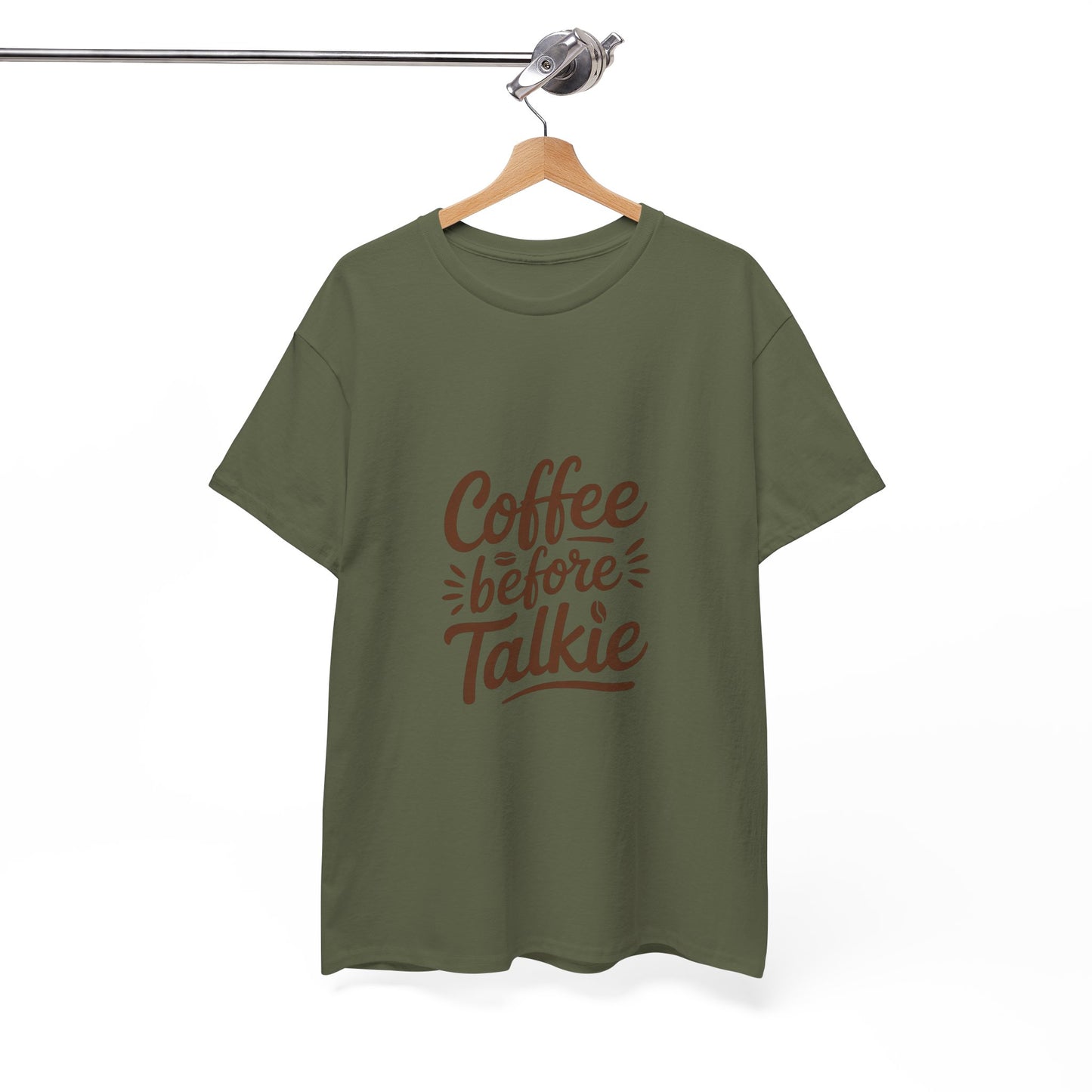 Coffee Before Talkie Unisex Heavy Cotton Tee
