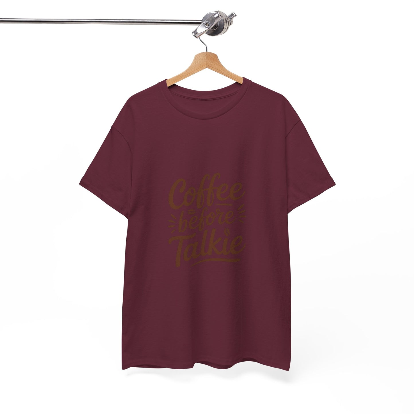 Coffee Before Talkie Unisex Heavy Cotton Tee