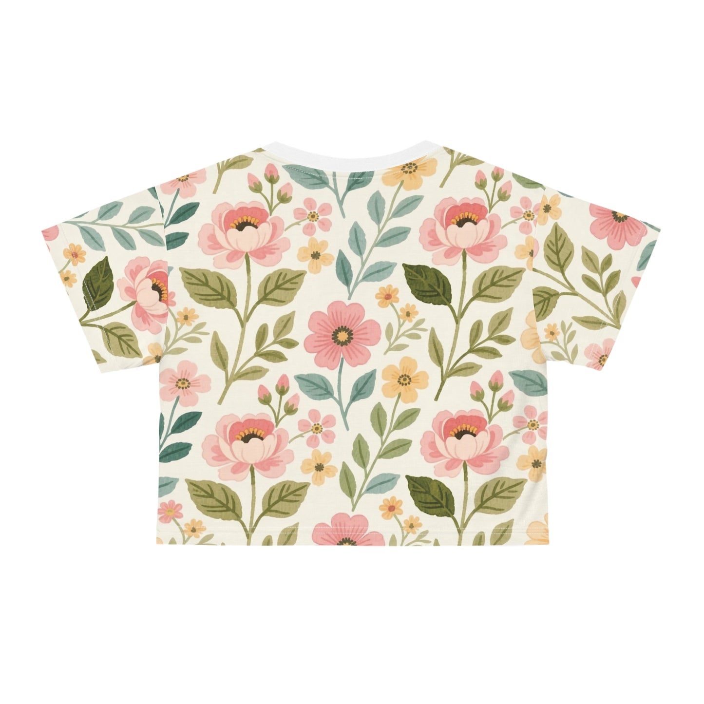 Pattern Design Crop Tee for Women