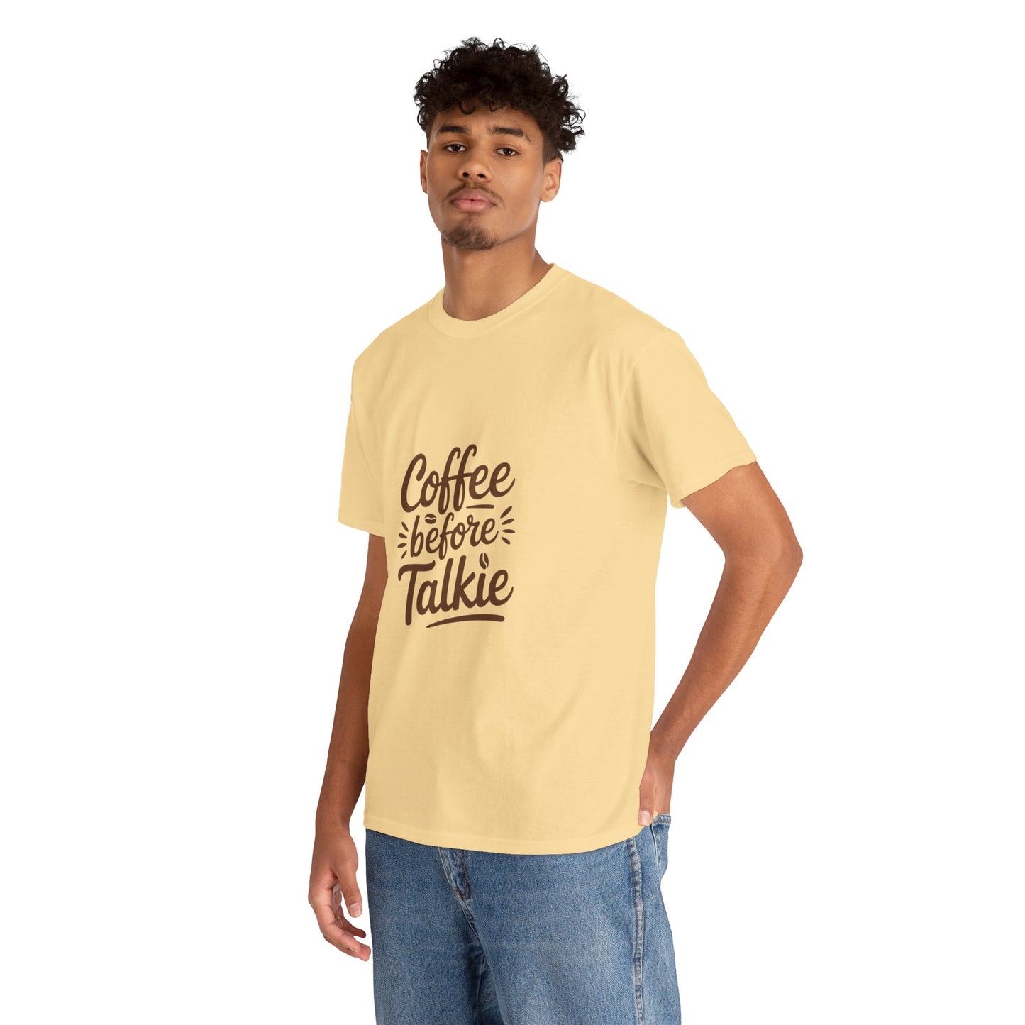 Coffee Before Talkie Unisex Heavy Cotton Tee