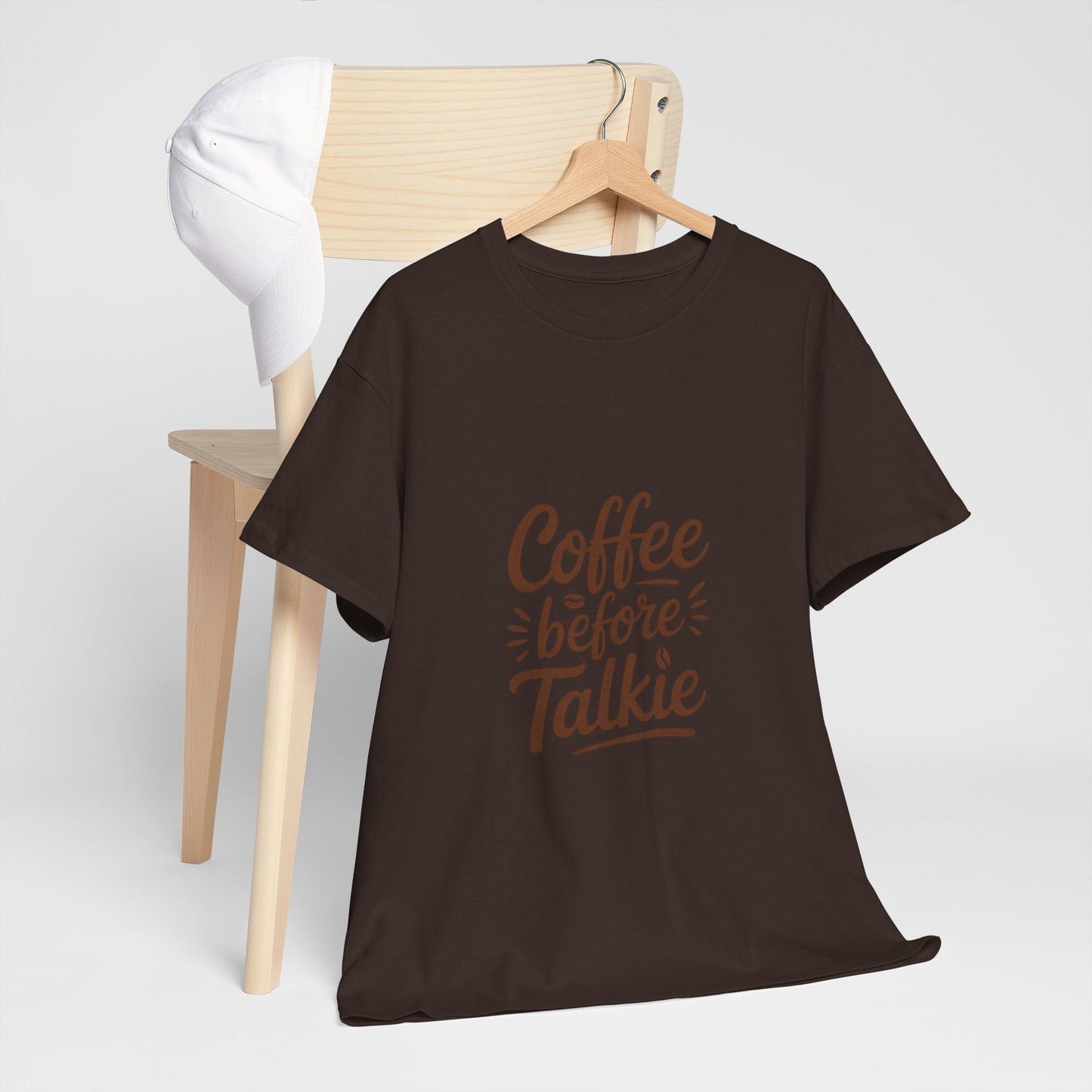 Coffee Before Talkie Unisex Heavy Cotton Tee