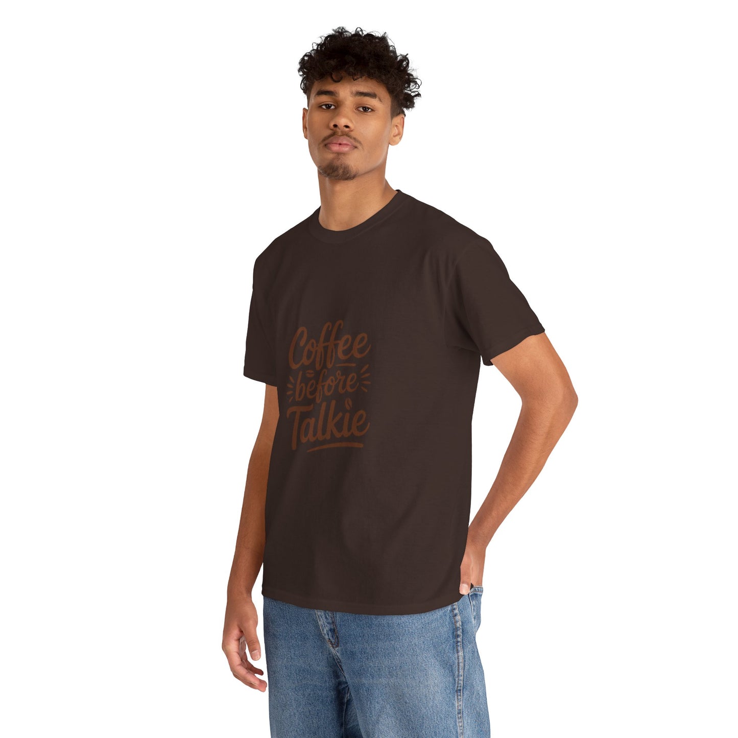 Coffee Before Talkie Unisex Heavy Cotton Tee