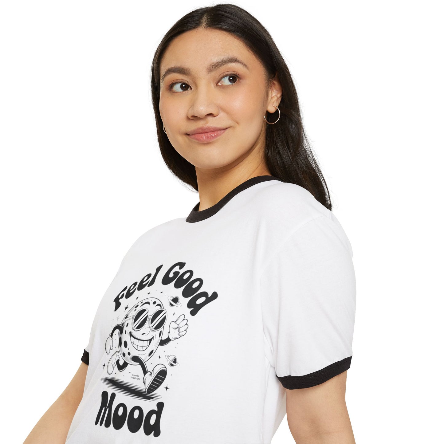Feel Good Ringer T-Shirt Design