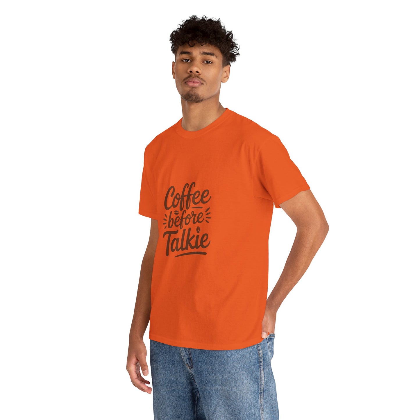Coffee Before Talkie Unisex Heavy Cotton Tee